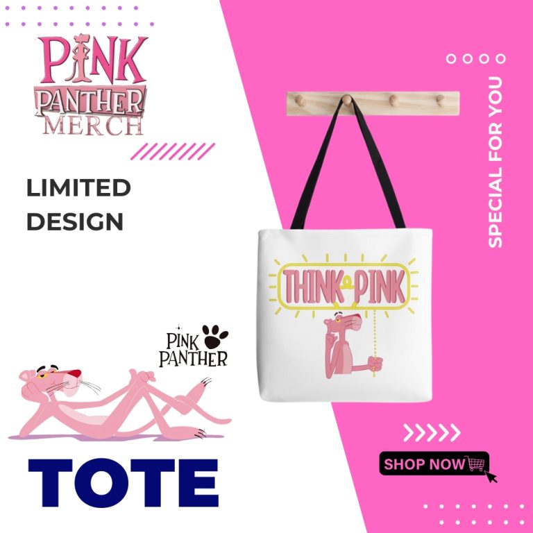 Pink Panther Merch Tote - Pink Panther Merch