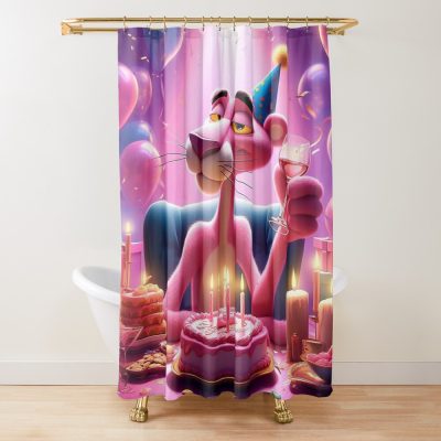 urshower curtain closedsquare1000x1000.1 31 - Pink Panther Merch