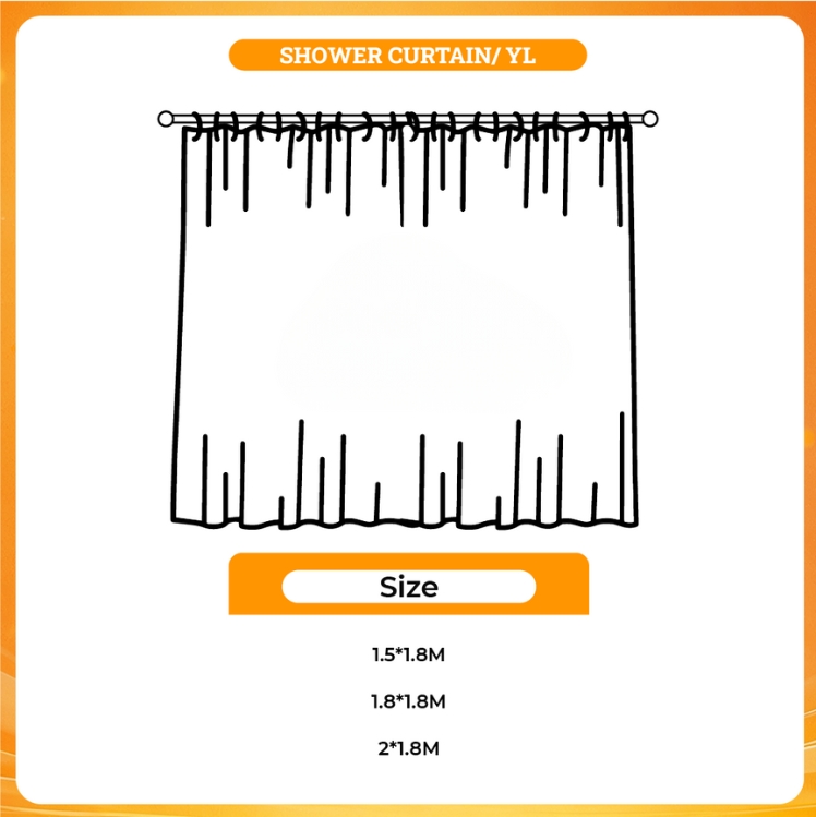 3D shower curtain - Pink Panther Merch